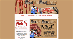 Desktop Screenshot of meatmanmeatmarket.net